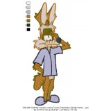 130x180 Calamity Coyote Looney Tunes Embroidery Design Instant Download